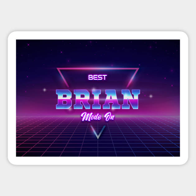 Best Brian Name Sticker by Rizaldiuk